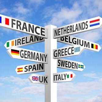 euro-signpost Willaim Hall Removals european sign post
